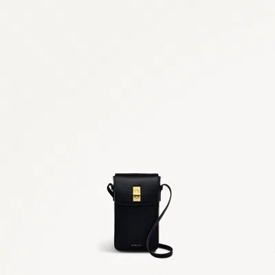 Radley London Womens Leather Threadneedle Street Medium Phone Crossbody - Black Medium