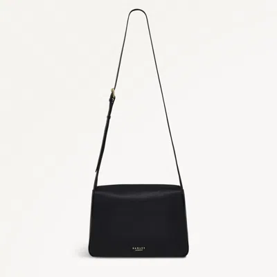 Radley London Womens Leather Westwell Lane Large Flapover Crossbody - Black Large