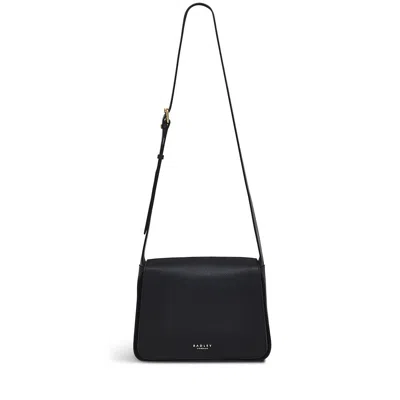 Radley London Womens Leather Westwell Lane Medium Flapover Crossbody - Black Medium
