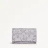 Radley London Womens Leather Wild Flowers Medium Flapover Wallet - Grey Medium In Gray