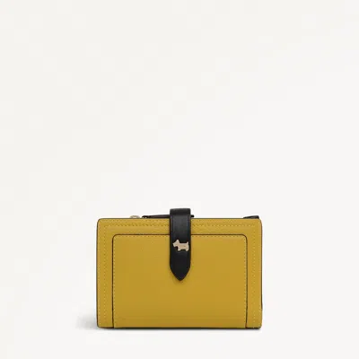 Radley London Womens Leather Willis Street - Colourblock Medium Bifold Purse - Gold Medium