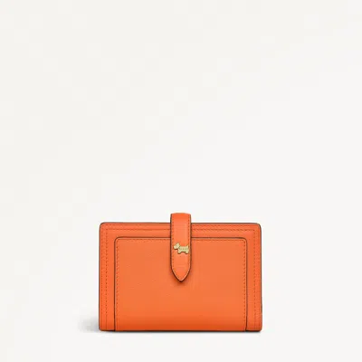 Radley London Womens Leather Willis Street Medium Bifold Wallet - Orange Medium