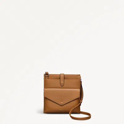 Radley London Womens Leather Wilton Way Small Ziptop Crossbody - Brown Small