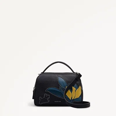 Radley London Womens Nature Blooms Small Ziptop Cross Body - Black Small