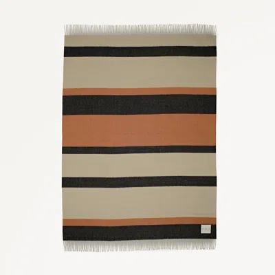 Radley London Womens Radley Stripe Blanket - White