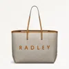 Radley London Womens Sutherland Row Large Open Top Tote - Brown Large In Brown