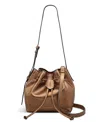 Radley London York Mews Metallic Mini Drawstring Shoulder Bag In Brown