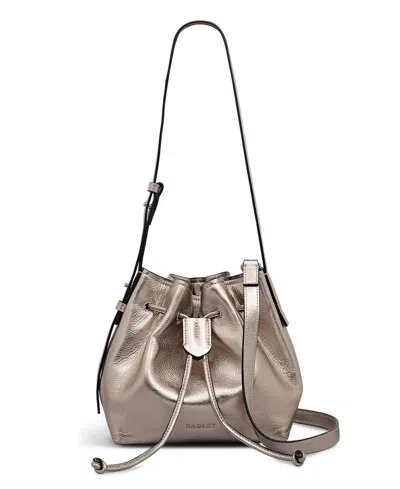 Radley London York Mews Metallic Mini Drawstring Shoulder Bag In Gold