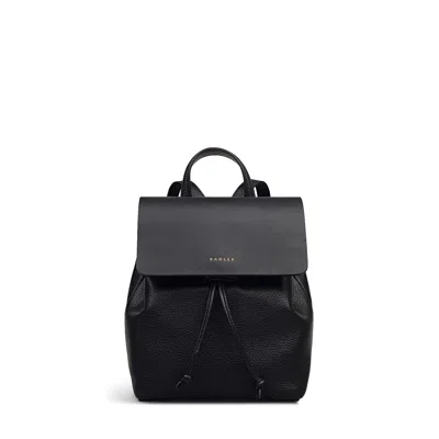 Radley London York Mews Small Flapover Backpack In Black