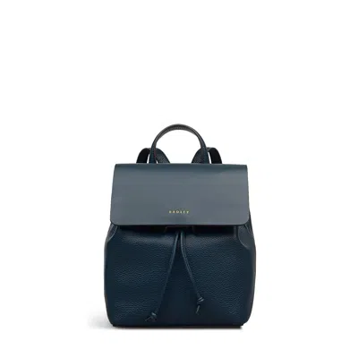 Radley London York Mews Small Flapover Backpack In Blue