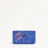 Radley London Womens Leather Coin Street Medium Ziptop Wallet - Blue Medium In Blue
