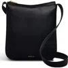 Radley Longford Lane Slim Leather Crossbody Bag In Black