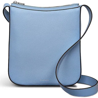 Radley Longford Lane Slim Leather Crossbody Bag In Blue