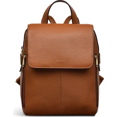 Radley Lorne Close Medium Flapover Backpack In Sand