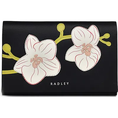 Radley Lunar New Year '25 Medium Flap Leather Wallet In Black