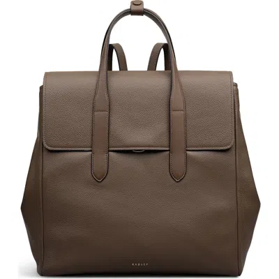 Radley Mayfair Lane Pebbled Leather Backpack In Brown