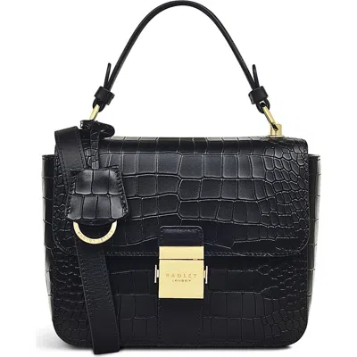 Radley Medium Hanley Close Flap Crossbody Bag In Black
