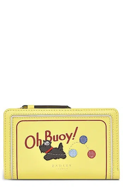Radley Medium Oh Buoy! Flap Leather Wallet In White