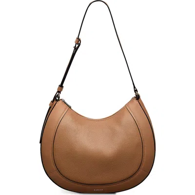Radley Merchant Hall Large Leather Crescent Shoulder Bag In Brown