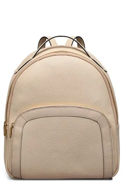 Radley Merchant Hall Medium Leather Backpack In Sand