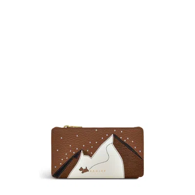 Radley Mountain Wanderers Medium Ziptop Wallet In Brown