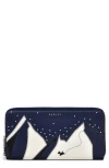 Radley Mountain Wanderers Zip Continental Wallet