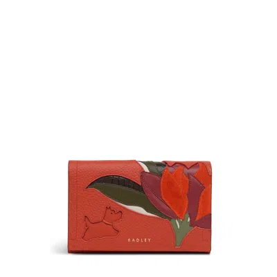 Radley Nature Blooms Medium Flapover Wallet In Multi