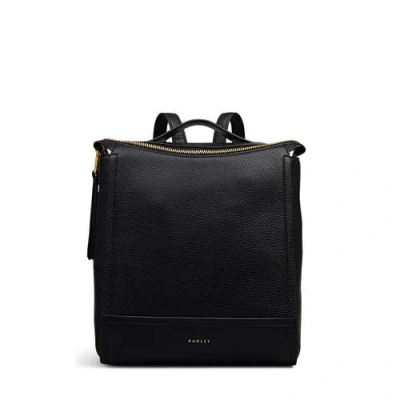 Radley Oak Street Small Ziptop Backpack In Black