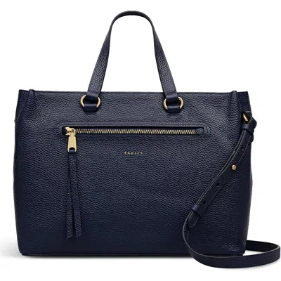Radley Pickwick Medium Ziptop Satchel Bag In Black