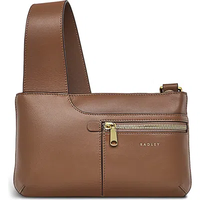 Radley Pocket Icon Mini Zip Top Crossbody Bag In Brown