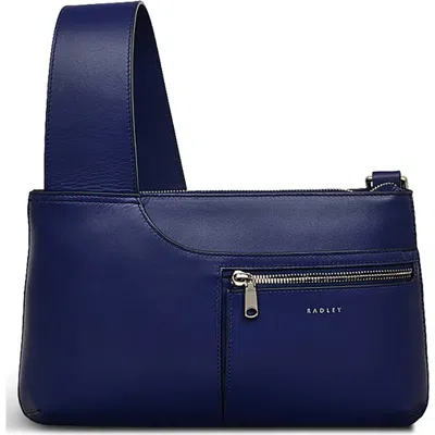 Radley Pocket Icon Zip Top Crossbody Bag In Purple