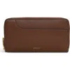 Radley Pockets Large Zip Around Wallet In Brown