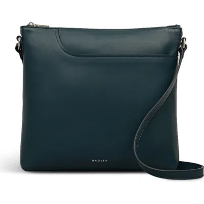 Radley Pockets Large Ziptop  Crossbody Bag In Blue