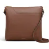 Radley Large Pockets Top Zip Ns Saddle Leather Cross-body Bag In Brown