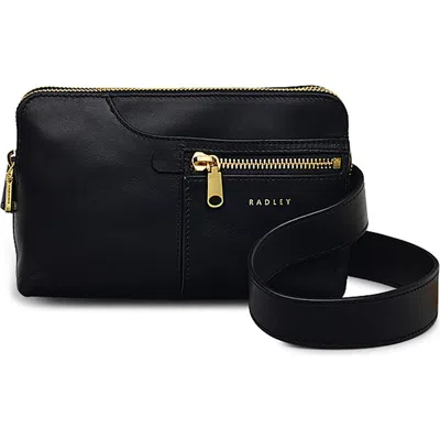 Radley Pockets Leather Crossbody Bag In Black