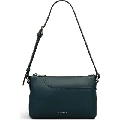 Radley Pockets Mini Ziptop  Shoulder Bag In Blue