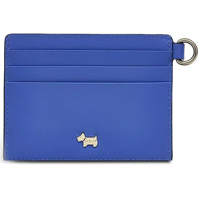 Radley Pockets Small Leather Card Wallet In Blue