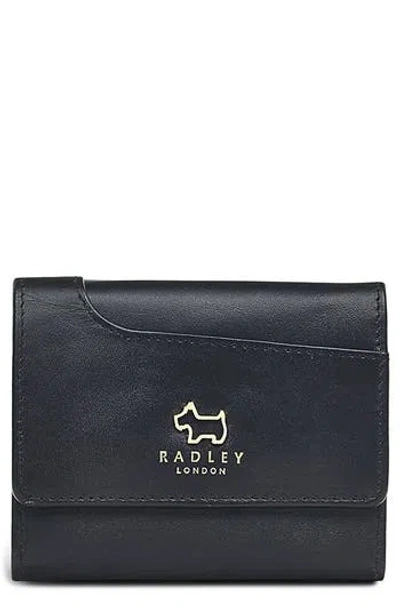 Radley Pockets Smalll Trifold Leather Wallet In Black