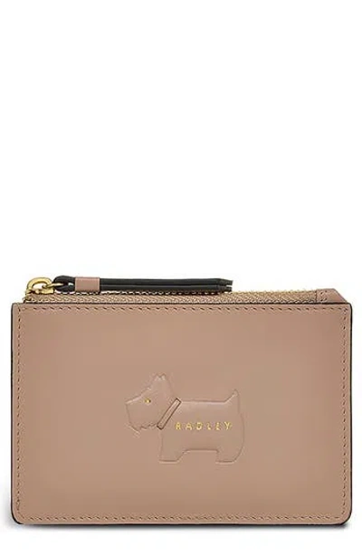 Radley Puffy Small Zip Coin Wallet In Brown
