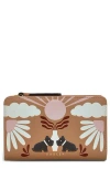 Radley Rising Sun Bifold Wallet In Brown