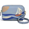 Radley Shorte Thing Leather Crossbody Bag In Blue