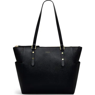Radley Silk Street Large Ziptop Shoulder Bag In Black