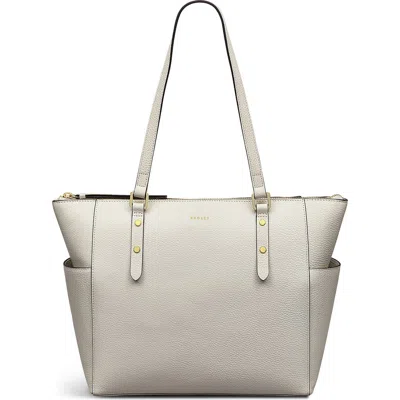 Radley Silk Street Large Ziptop Shoulder Bag In Gray