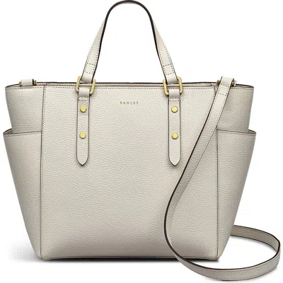 Radley Silk Street Medium Ziptop Satchel Bag In Gray