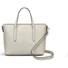 Radley Silk Street Small Open Top Satchel Bag In Gray