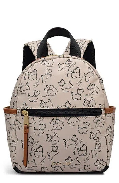 Radley Sketch Street Mini Zip Top Backpack In Neutral