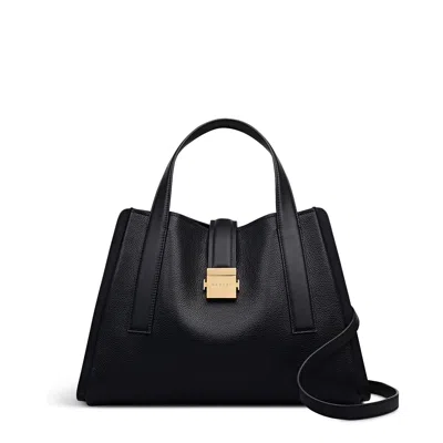 Radley London Sloane Mews Medium Ziptop Satchel Bag In Black