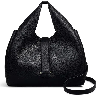 Radley Sloane Street Medium Ziptop Satchel Bag In Black