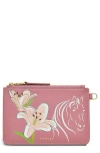 Radley Small Kentucky Derby Zip Wallet In Pink