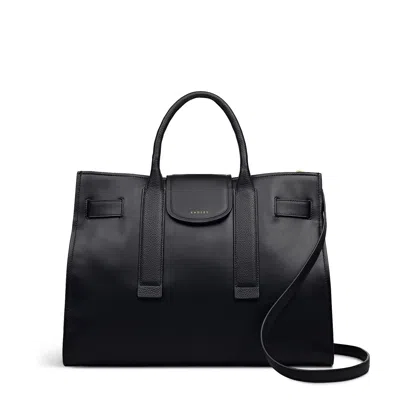Radley St Pancras Lane Large Open Top Satchel Bag In Black